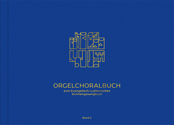 Eine Abbildung des Umschlags des Orgelchoralbuches zum ELKG